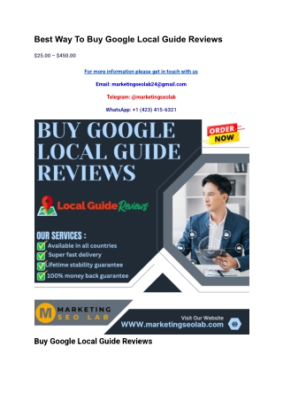 Best Way To Buy Google Local Guide Reviews  (1)