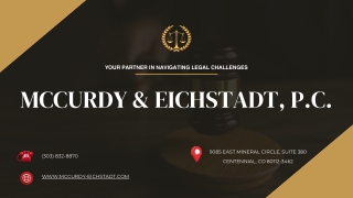 McCurdy & Eichstadt, P.C.