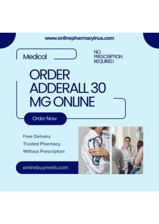 Get Adderall 30mg without prescription online