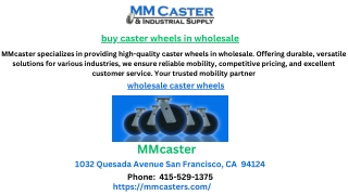 buy caster wheels in wholesale