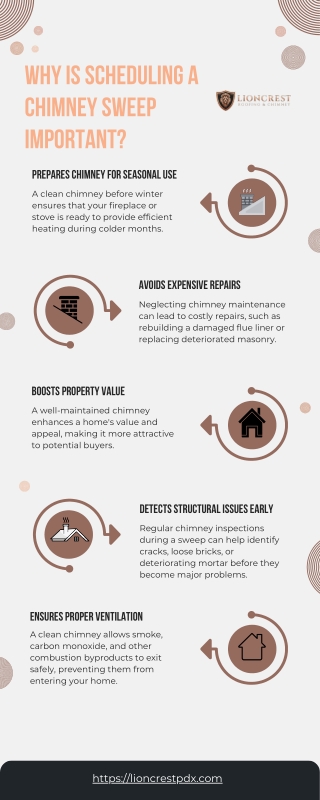 Why is scheduling a chimney sweep important?