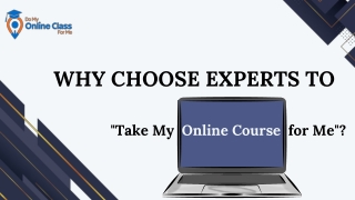 Why Choose Experts to Take My Online Course for Me