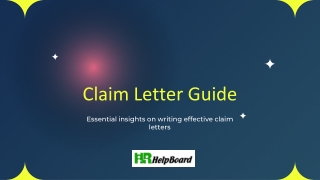 Car Insurance Claim Letter