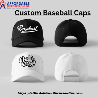 Custom baseball caps