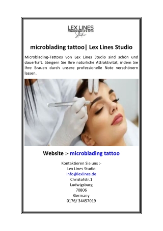 microblading tattoo Lex Lines Studio