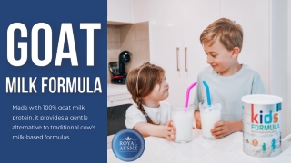 Goat Milk-Based Formula