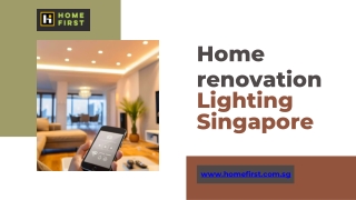Home renovation Lighting Singapore - homefirst.com.sg