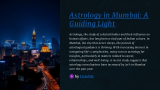 Astrologers in Mumbai - A Guiding Light