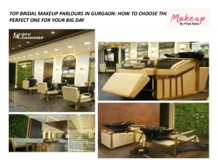 Top Bridal Makeup Parlours in Gurgaon