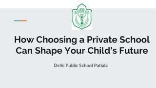 How Choosing a Private School Can Shape Your Child’s Future