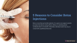 5 Reasons Botox Injections Are a Game-Changer for Skin Care