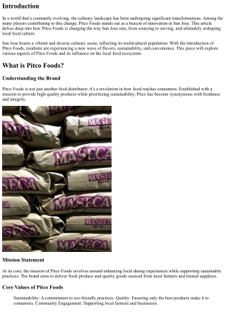 How Pitco Foods is Changing the Way San Jose Eats.