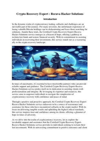 How to Hire a Hacker to Recover Stolen Bitcoin: Contact a Professional Crypto Re