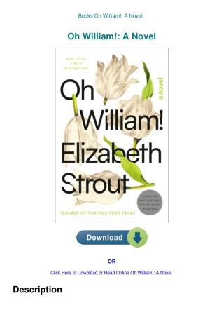 Books Oh William! A Novel
