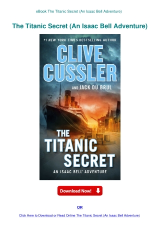 eBook The Titanic Secret (An Isaac Bell Adventure)