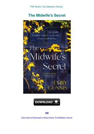 PDF Books The Midwife's Secret