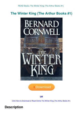 READ Books The Winter King (The Arthur Books #1)