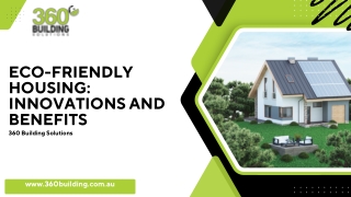 Eco Friendly House--360 Building Solutions