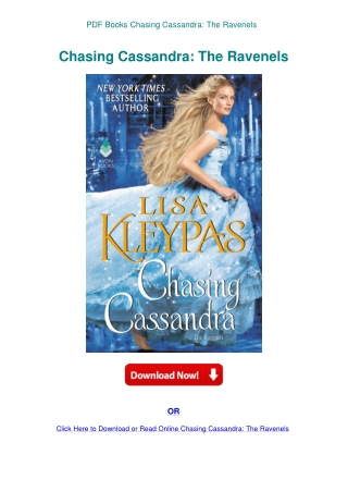 PDF Books Chasing Cassandra The Ravenels