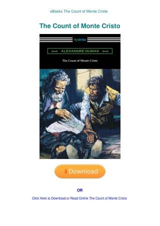 eBooks The Count of Monte Cristo