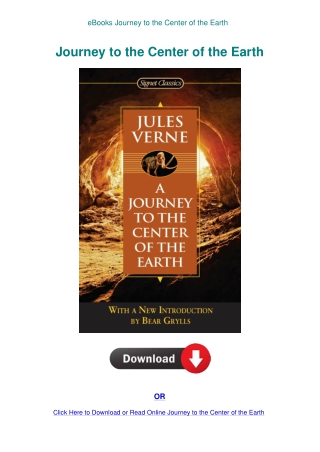eBooks Journey to the Center of the Earth