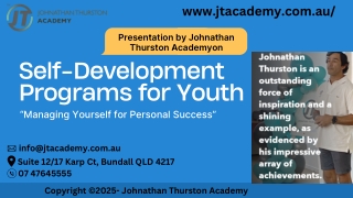 Self-Development Programs for Youth