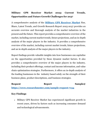 Military GPS Receiver Market