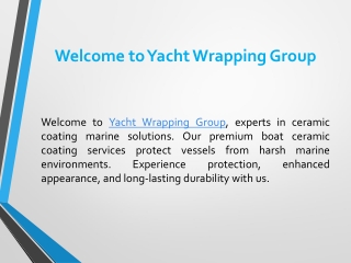 Comprehensive Guide to Boat Ceramic Coating & Marine Protection