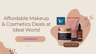 Affordable Makeup & Cosmetics Deals at Ideal World - www.idealworld.tv