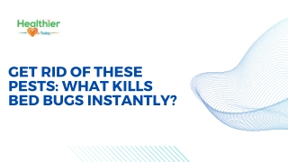 What kills bed bugs instantly