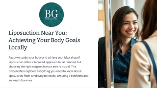 Liposuction near me Buffalo Grove | BG Medical Center
