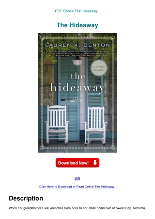 PDF Books The Hideaway