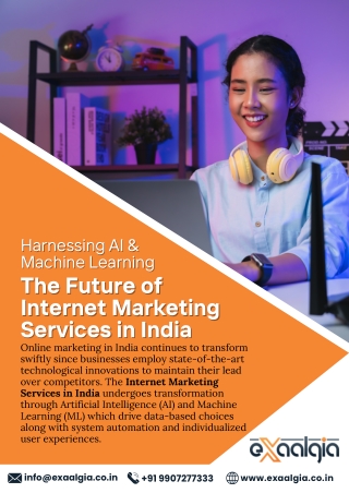 Harnessing AI and Machine Learning: The Future of Internet Marketing Services in