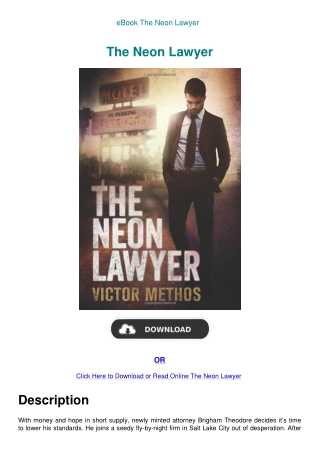 eBook The Neon Lawyer
