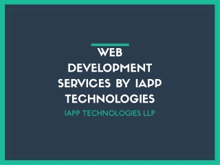 Web Mobile App Development