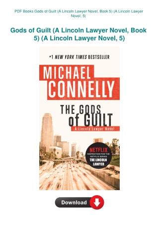 PDF Books Gods of Guilt (A Lincoln Lawyer Novel  Book 5) (A Lincoln Lawyer Novel  5)