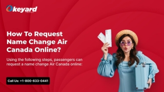 How To Request Name Change Air Canada Online?