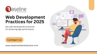 Best Web Development Practices for 2025