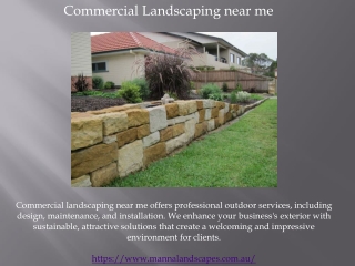 Commercial Landscaping near me