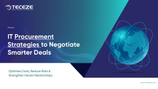 IT Procurement Strategies to Negotiate Smarter Deals