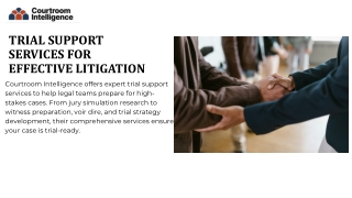 Trial Support Services for Effective Litigation