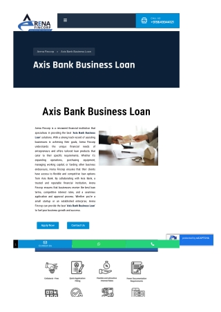 Expand Your Business with Axis Bank Loans – Simple, Fast, & Affordable