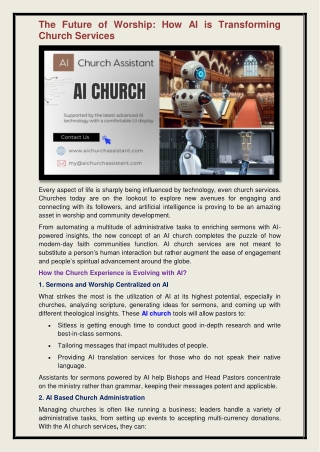 AI church