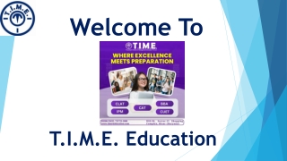 T.I.M.E. Education CAT