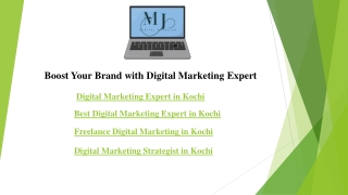 Digital Marketing Strategist in Kochi
