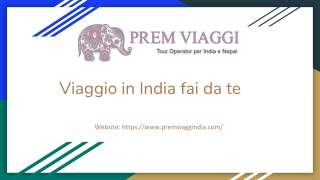 Viaggio in India fai da te.