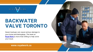 Backwater Valve Installation in Toronto