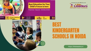 Best Play School in Ghaziabad | Little Leaders
