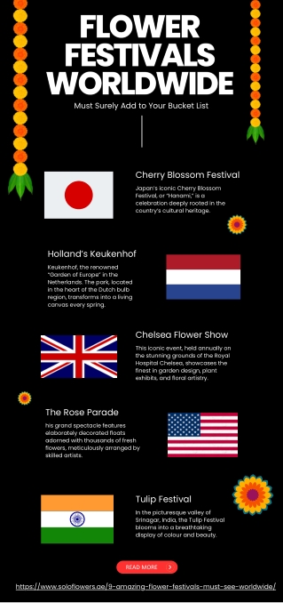 Flower Festivals You Must See Worldwide