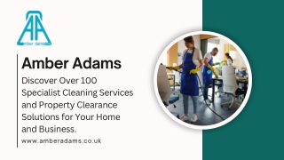 Choose Amber Adams for Reliable Scottish Cleaning Services